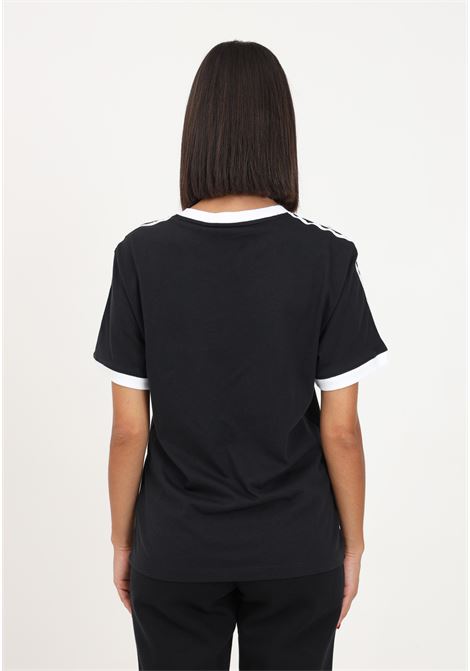 Adicolor Classics 3-Stripes black women's sports t-shirt ADIDAS ORIGINALS | IK4049.